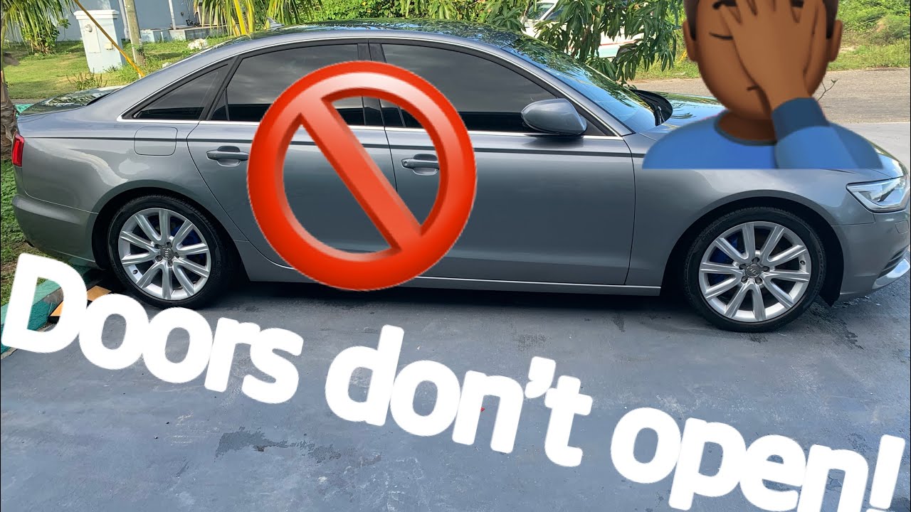 How to Unlock Your Audi with a completely flat battery when the mechanical key doesn’t work!