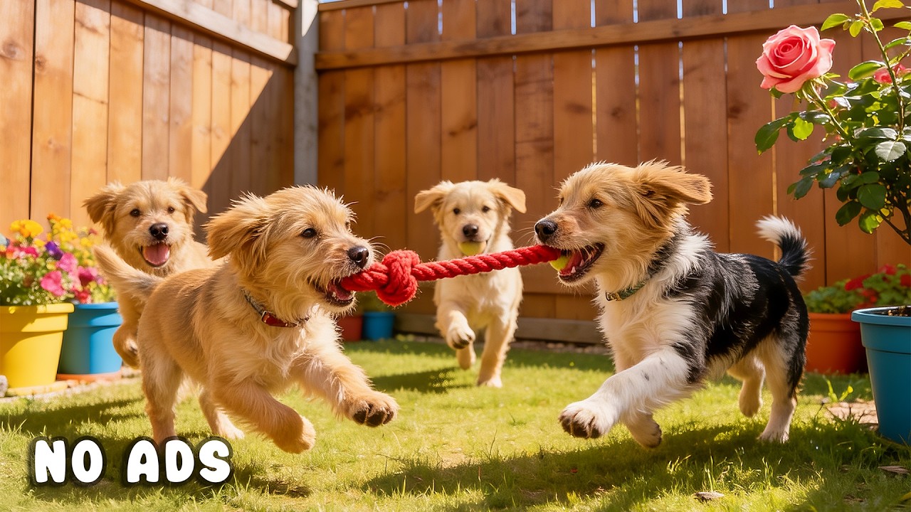 24 часа Dog TV для собак 🐕🎵 Исцеляющая музыка для бегающих собак и эмоционального комфорта 🌿🐾