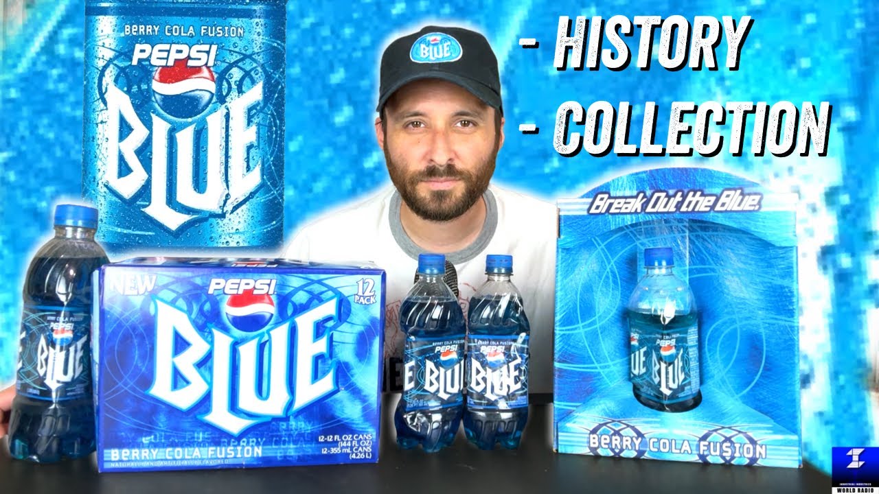 История и коллекция Pepsi Blue ASMR | Возвращение забытой газировки