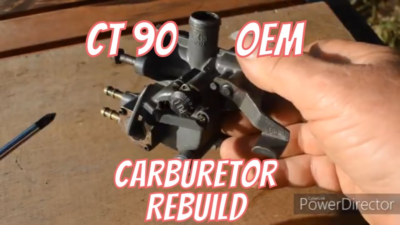 Honda Trail CT 90 Carburetor Service