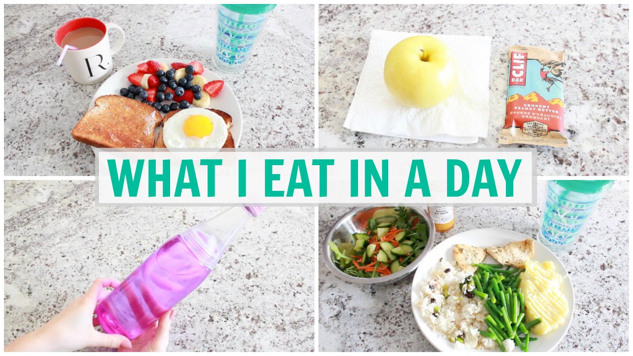 What I Eat In A Day (Healthy Student Meals)