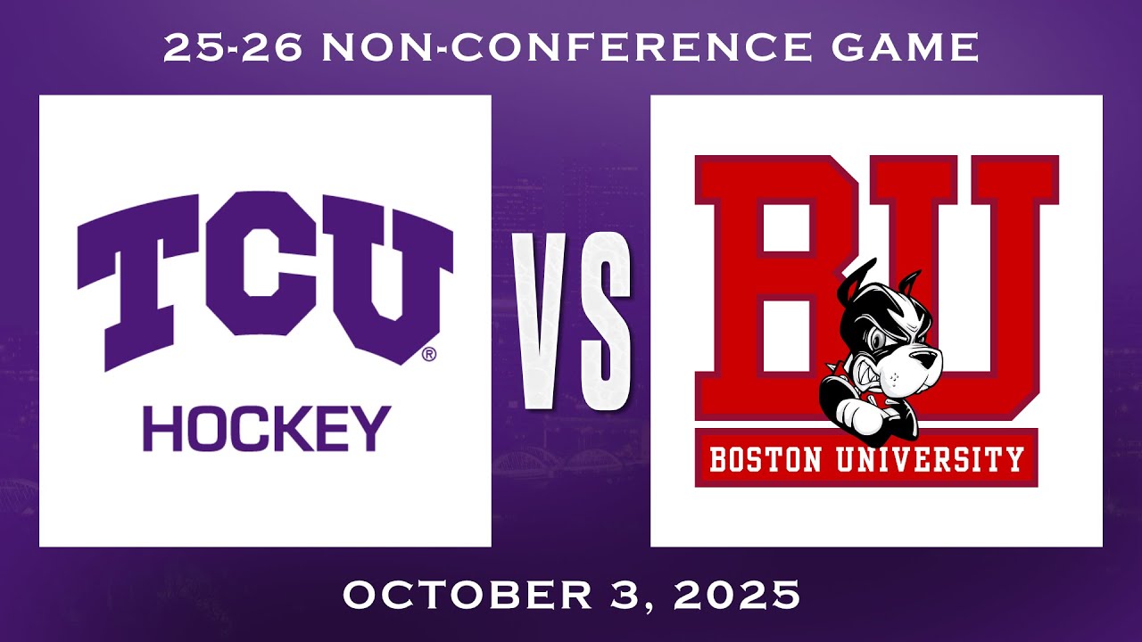 TCU Hockey vs. Boston Univ. Non-Conference Game Recap