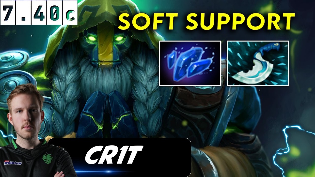 Cr1t Earth Spirit Soft Support - Patch 7.40c Pro Player Full Gameplay