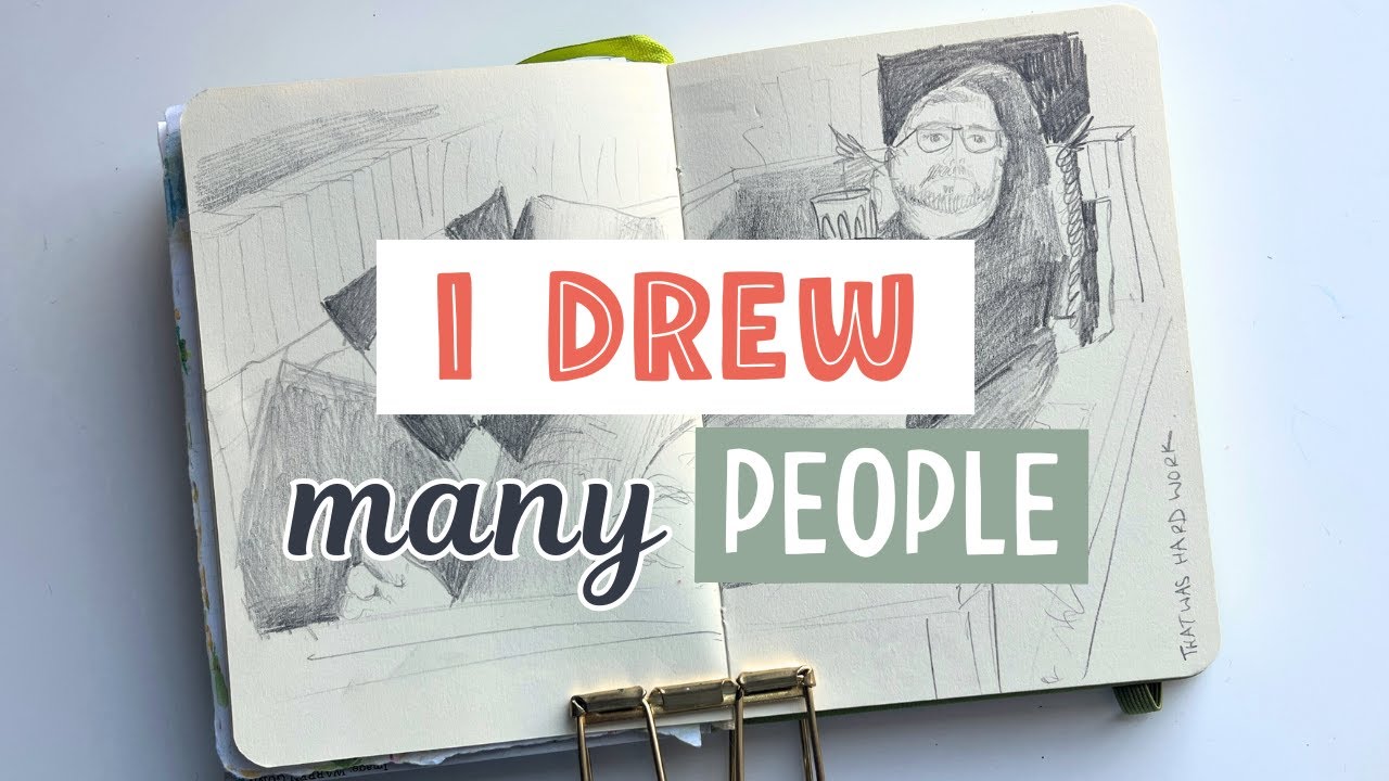 Sketchbook tour of my October art challenge!