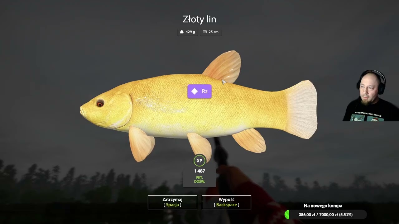 Russian Fishing 4. Złoty Lin.