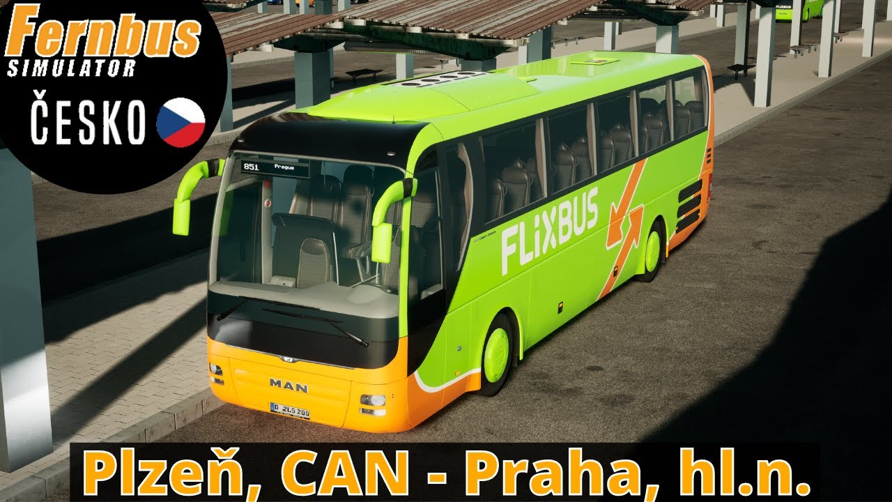 Fernbus Simulator #01 | DLC -  Czech Republic | Plzeň - Praha
