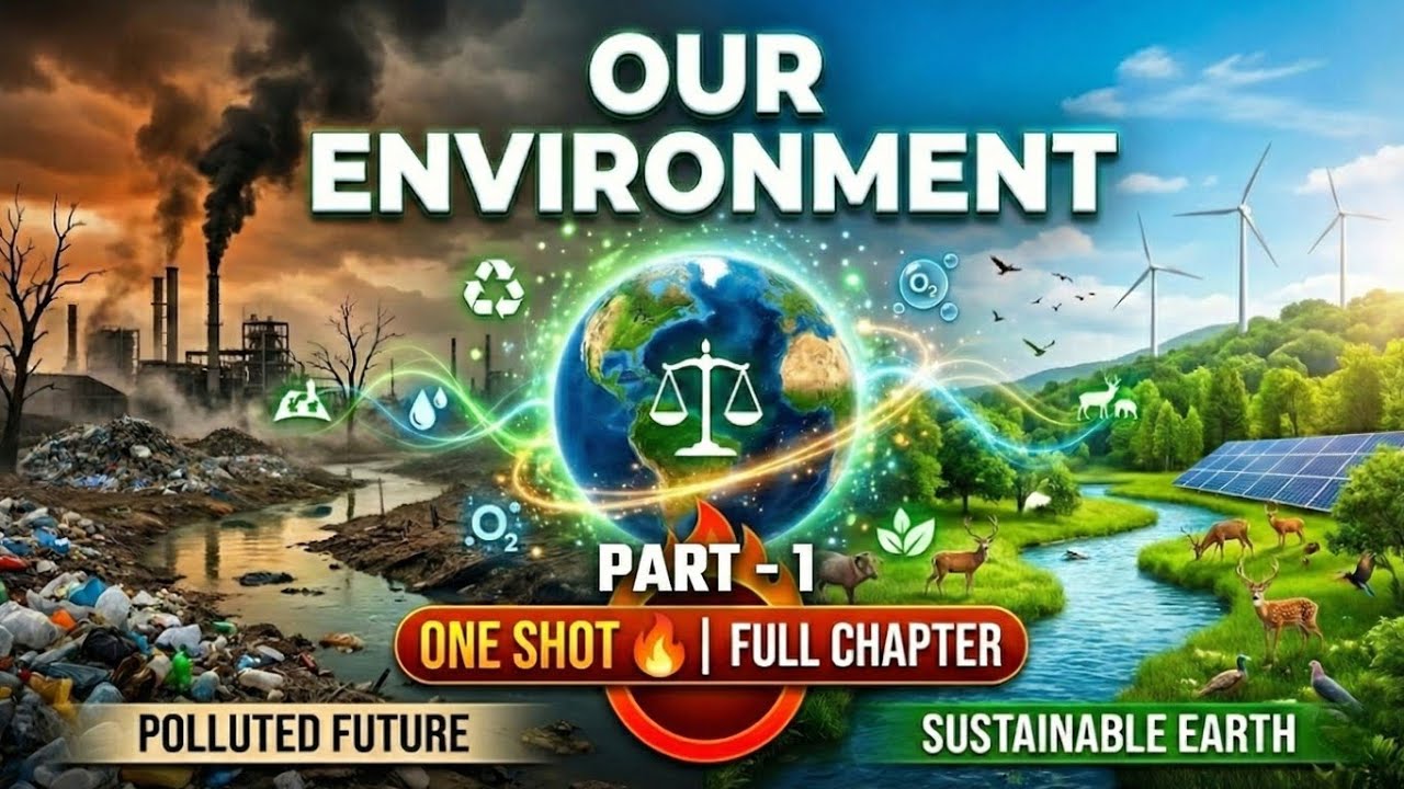 Our Environment in 1 Shot 🔥 | Class 10 Science Full Chapter | NCERT Explained Simply