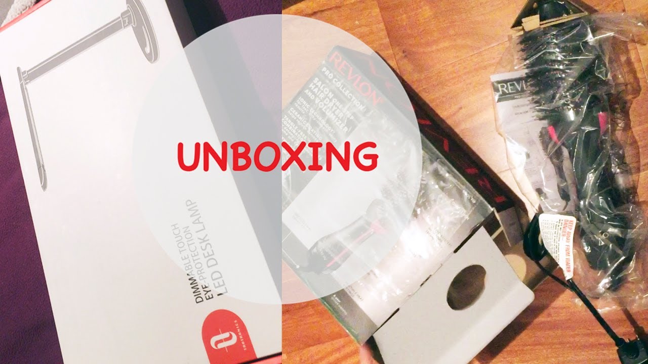 UNBOXING - #02 DE LÁMPARA LED, y REVLON HAIR DRYER AND VOLUMIZER.