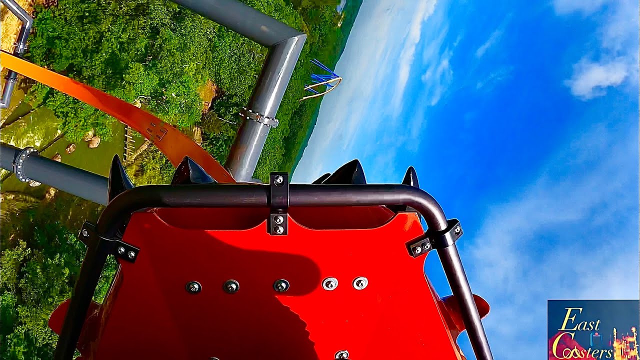 Jersey Devil Coaster 1st POV 4K Front Row 60fps Six Flags Great Adventure Jackson, NJ