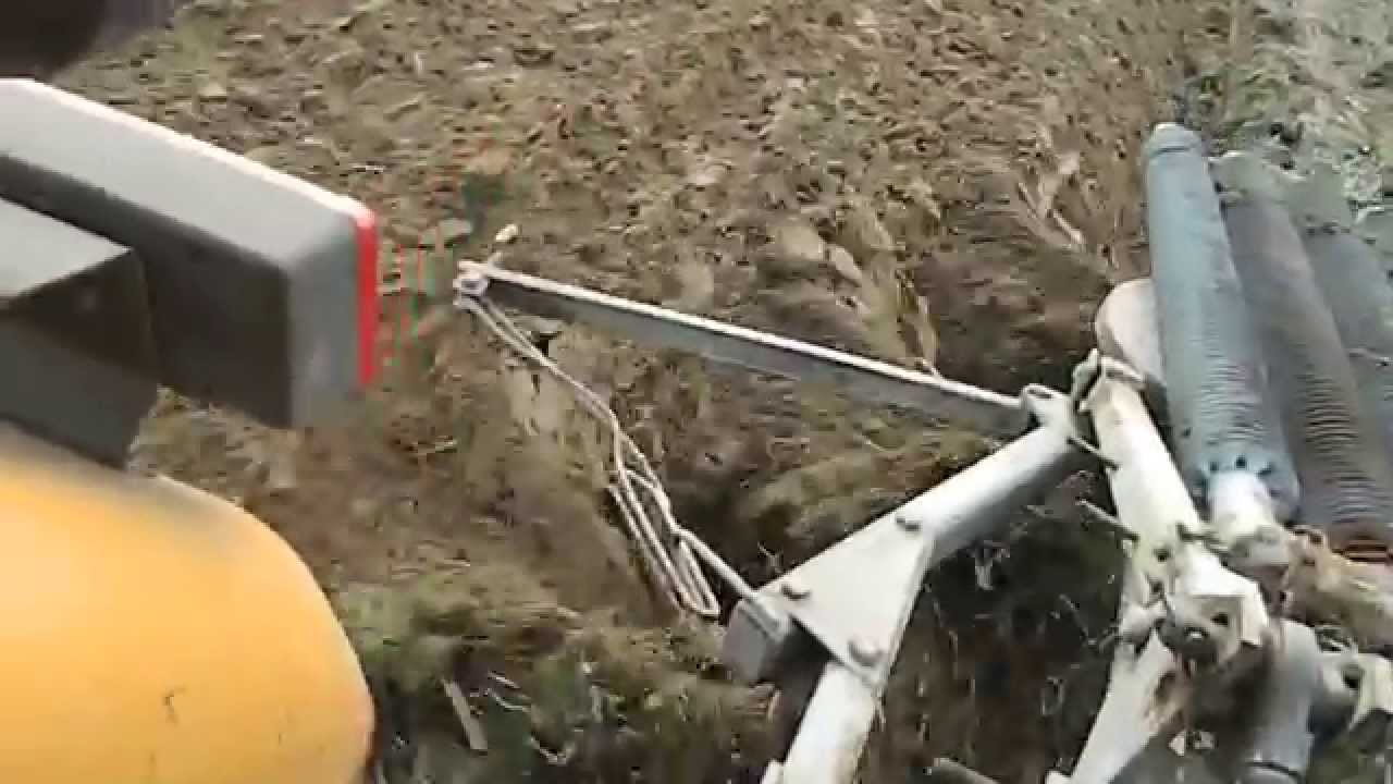 Orka zimowa Ursusem C-360 3P + pług Unia Grudziądz 3 skibowy [Dźwięk silnika]