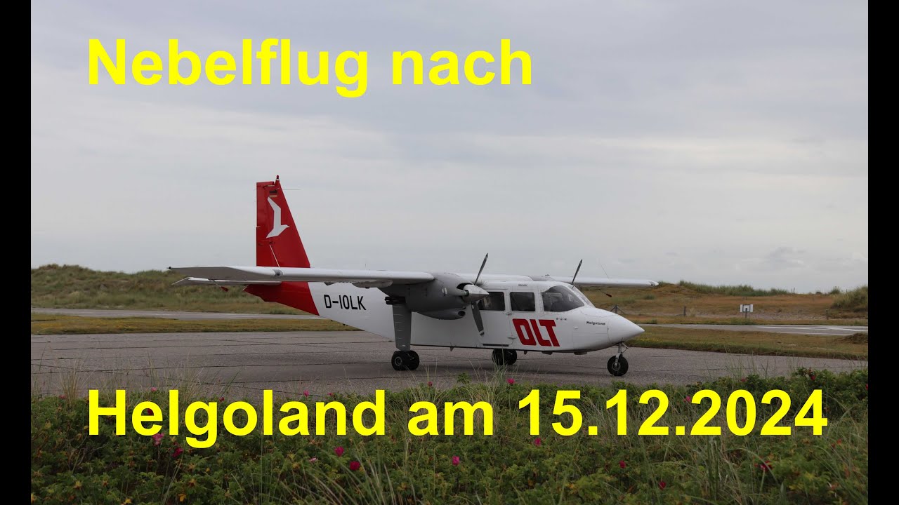 Nebelflug Helgoland 15.12.2024
