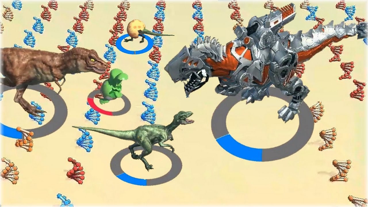 MAX LEVEL in Dinosaur Race Game!