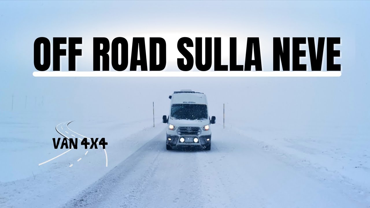 Offroad Sulla Neve-  Avventura verso i Laghi Ford Van 4x4