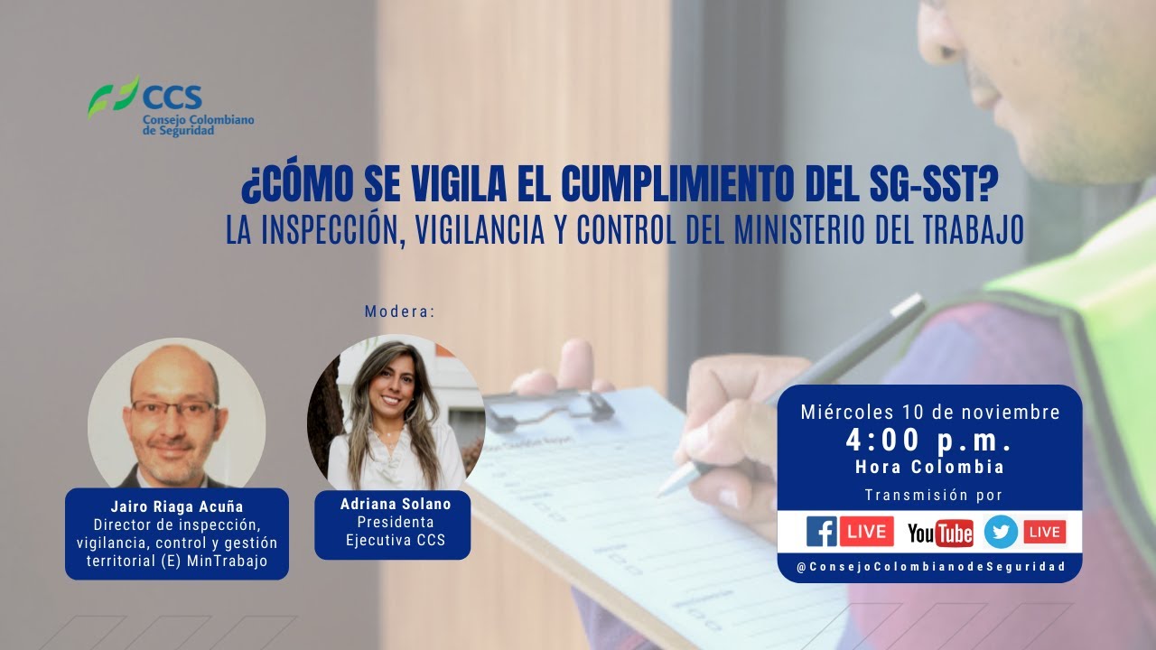 ¿Cómo se vigila el cumplimiento del SG-SST? La inspección, vigilancia y control MinTrabajo
