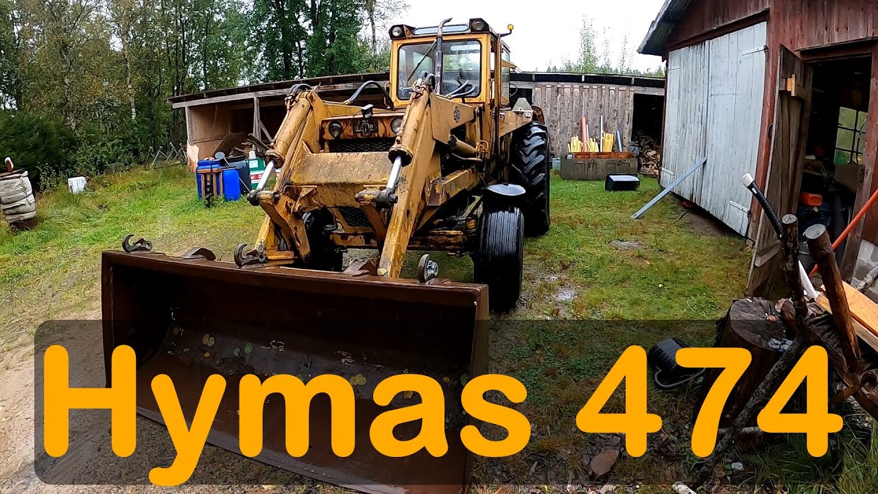 Hymas 470 och inte en Hymas 474 (hur man kör Traktorgrävare)