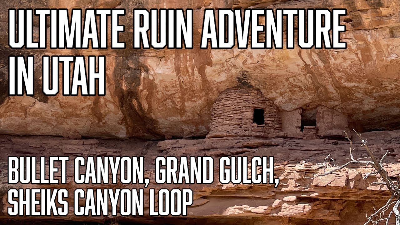 Ultimate Ruin Adventure in Utah - Bullet Canyon, Grand Gulch, Sheiks Canyon Loop | Hikervlog