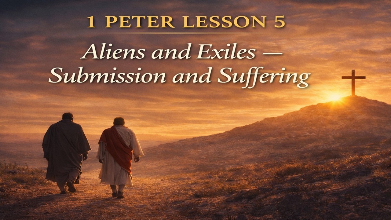 1 Peter Lesson 3 — 1 Peter 2:11–25 — Aliens and Exiles: Submission & Suffering in Christ’s Steps