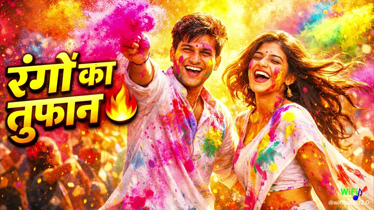 रंगों का तूफान 🔥 | New Holi Song 2026 | Holi Special Party Song | Latest Hindi Holi Song