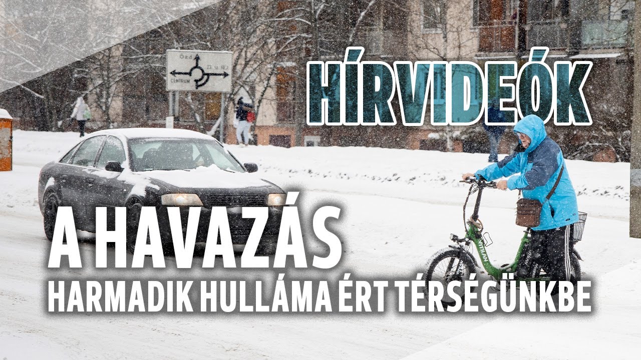 A havazás harmadik hulláma ért térségünkbe – tovább vastagodott a hótakaró