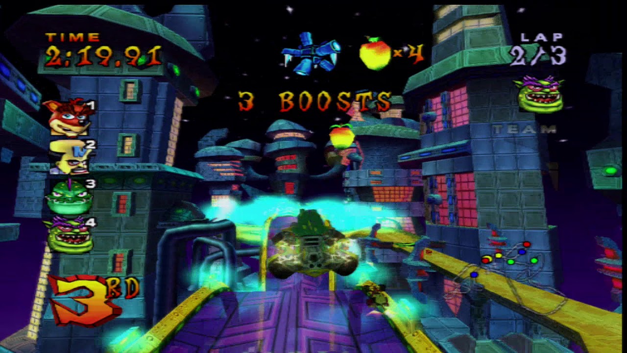 Crash Nitro Kart PS2 Gameplay Electron Avenue Zam