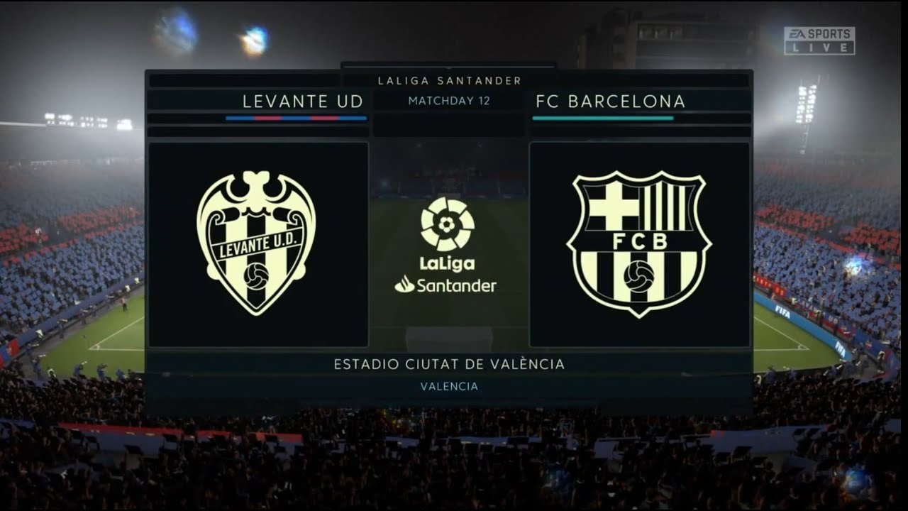 FIFA 20 : La liga tournament feat- FC Barcelona (Matchday-12) (PS4 slim)