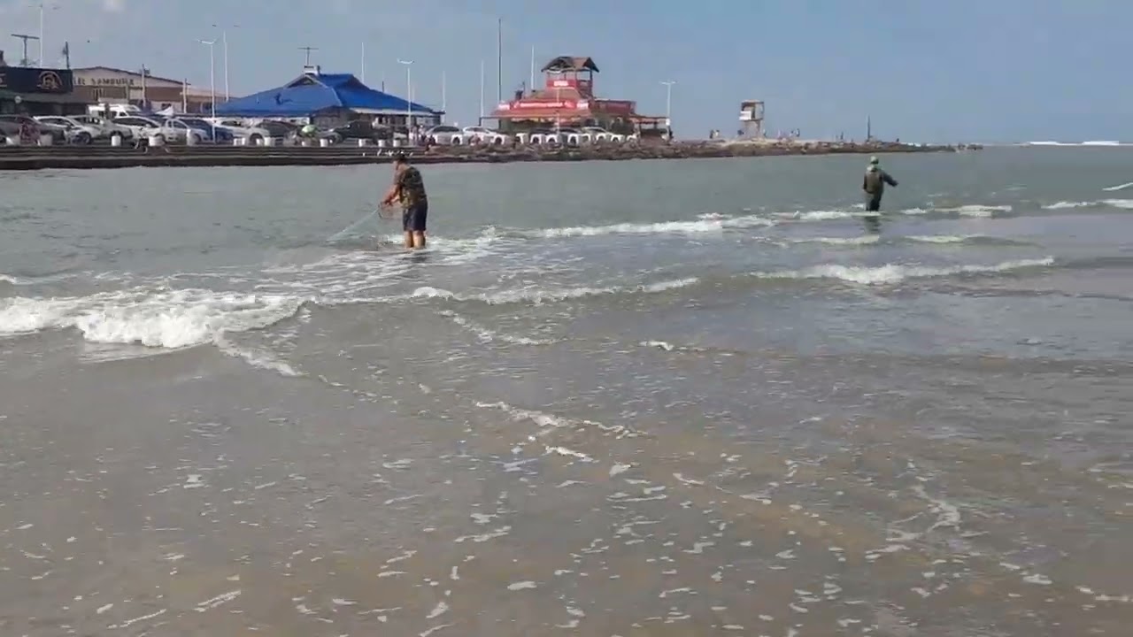 Botos na Barra de Tramandaí,Tramandaí,RS.
