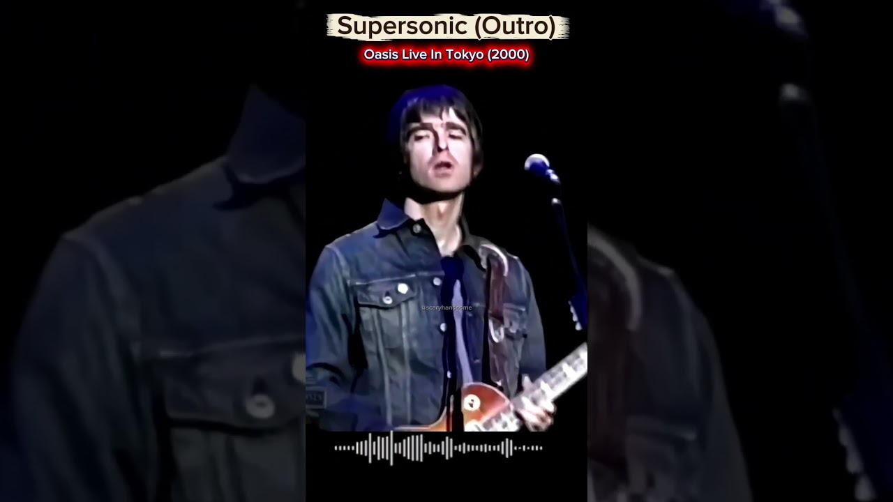 Supersonic (Outro), Oasis Live In Tokyo (2000) #oasis