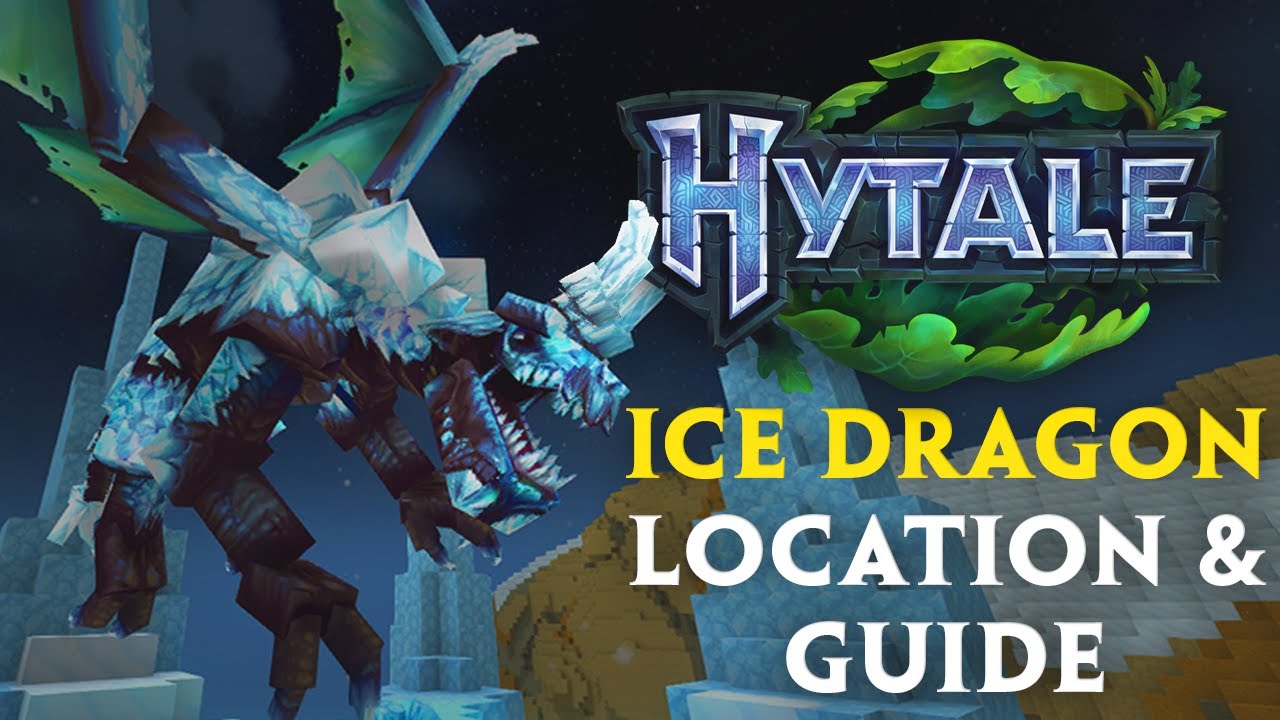 Where to find the ICE DRAGON in Hytale..
