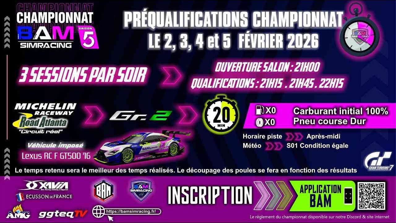 pre-qualif championnat BAM