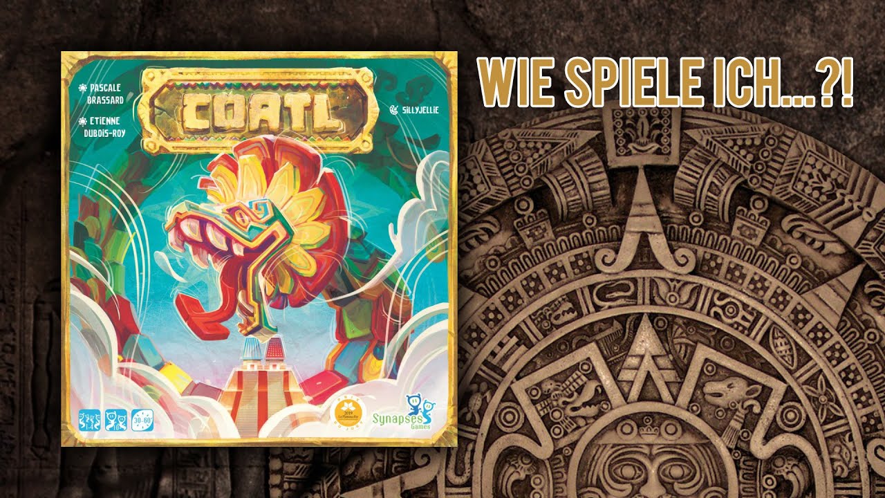 Wie spiele ich...Cóatl (HeidelBÄR Games / Synapses Games)?! / Brettspiel / Regelerklärung