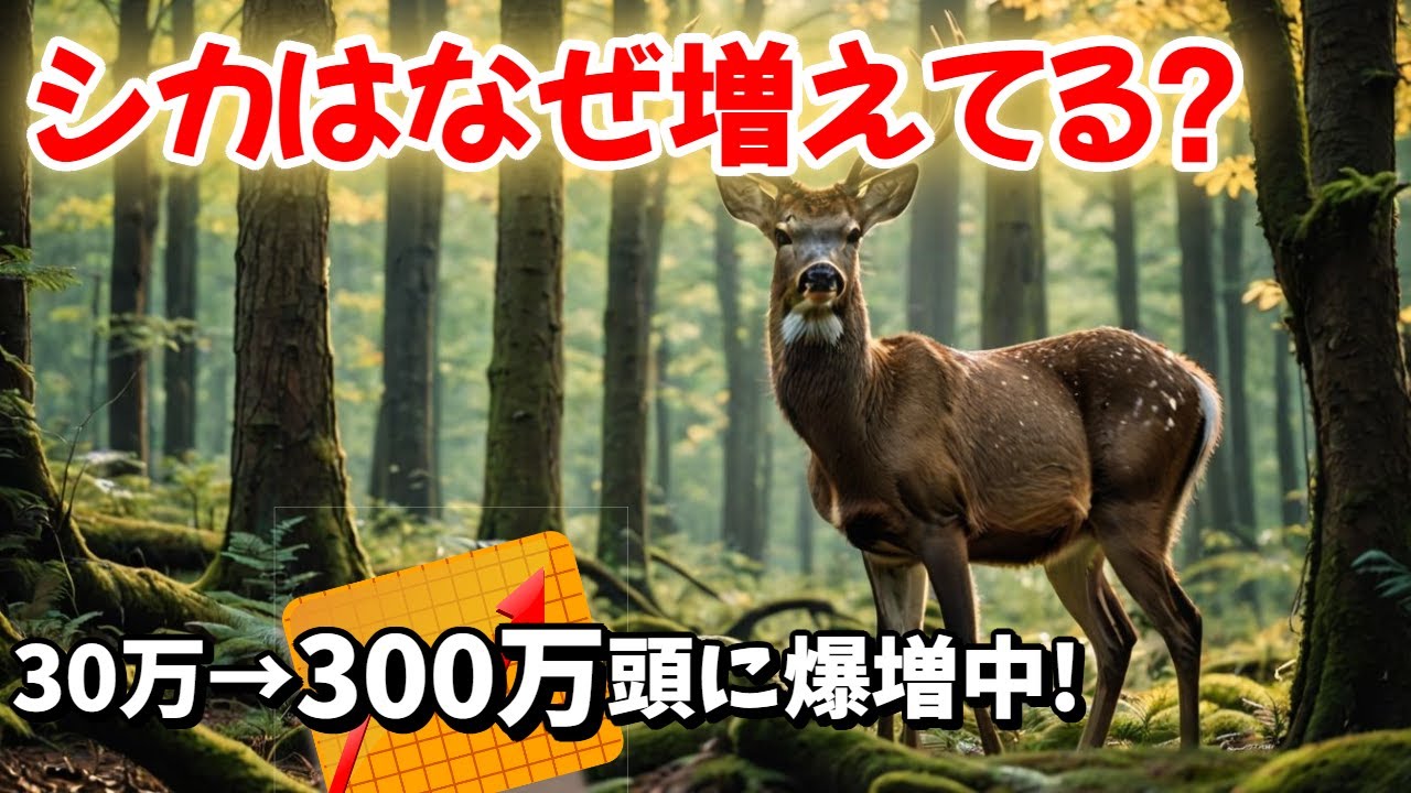 なぜシカは増え続けるのか？生態系と人間社会の危機