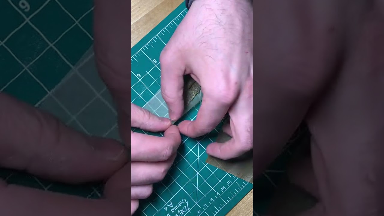 Rolling a 1 x .5 donut joint