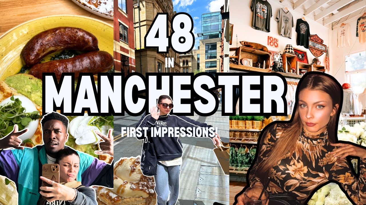 48 HOURS IN MANCHESTER! the nicest places, food | productive VLOG