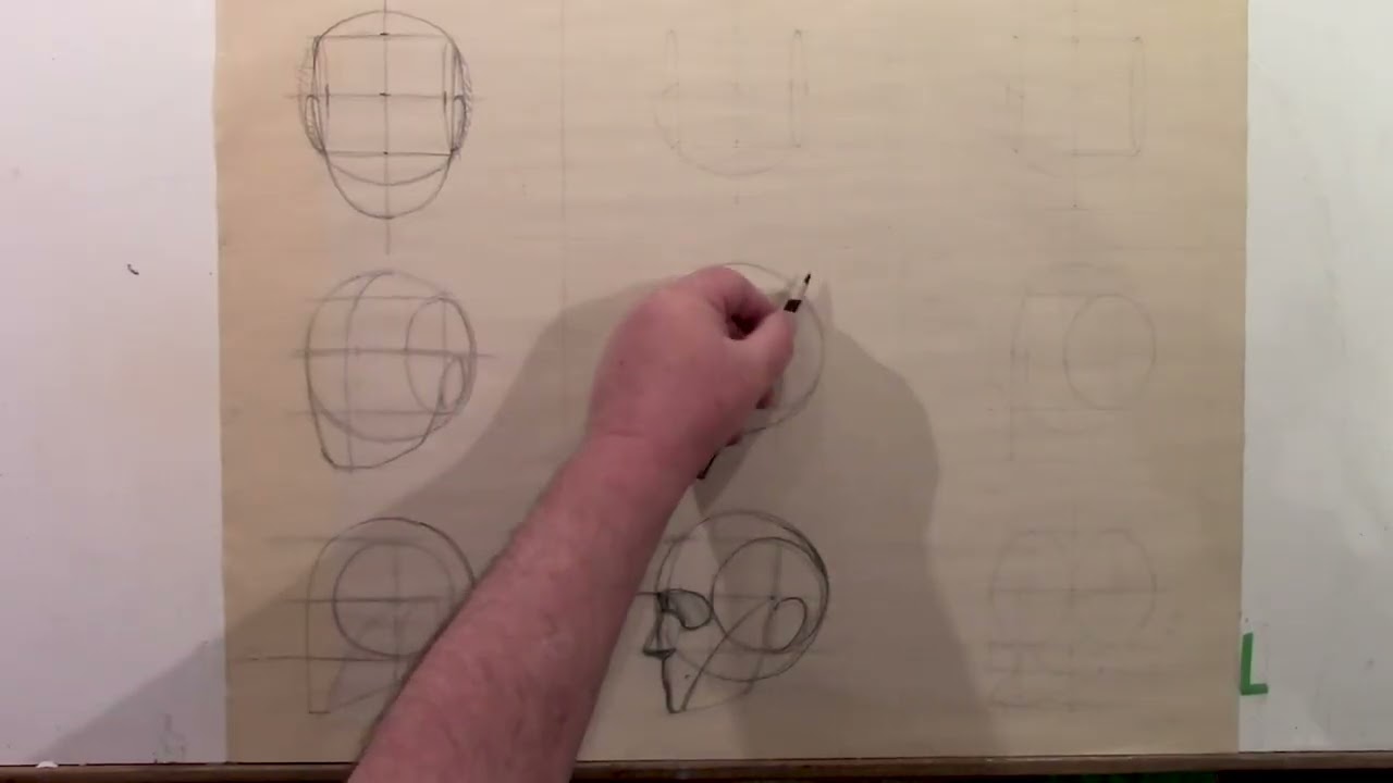 Loomis Method Sketching Exercises