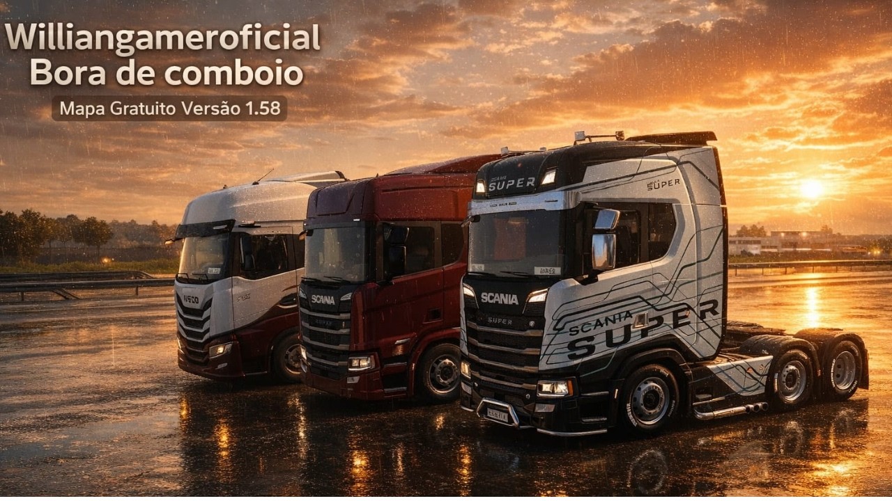 🔴 TESTANDO o Volante G29 no Mapa BR Gratuito 1.58 🚛🔥
