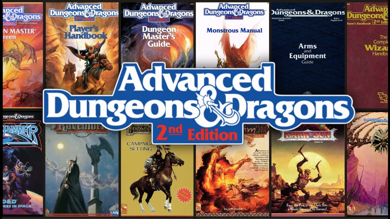 RPG Overview 200 Advanced Dungeons & Dragons 2nd Edition (GOAT)