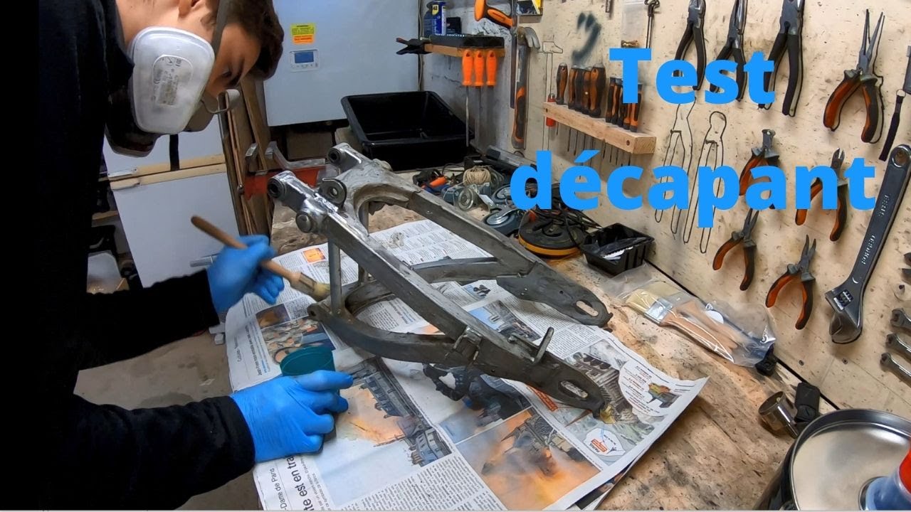 Test décapant peinture (sur ma moto)