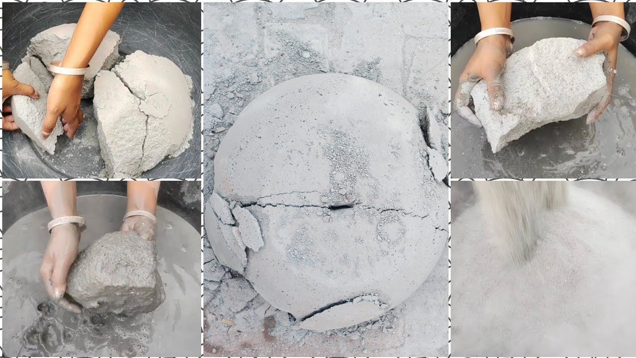 Wait is over new video 🎉HBD Amy Elison🎂|ASMR| Super Soft dusty sand cement dry+water 💦crumbling