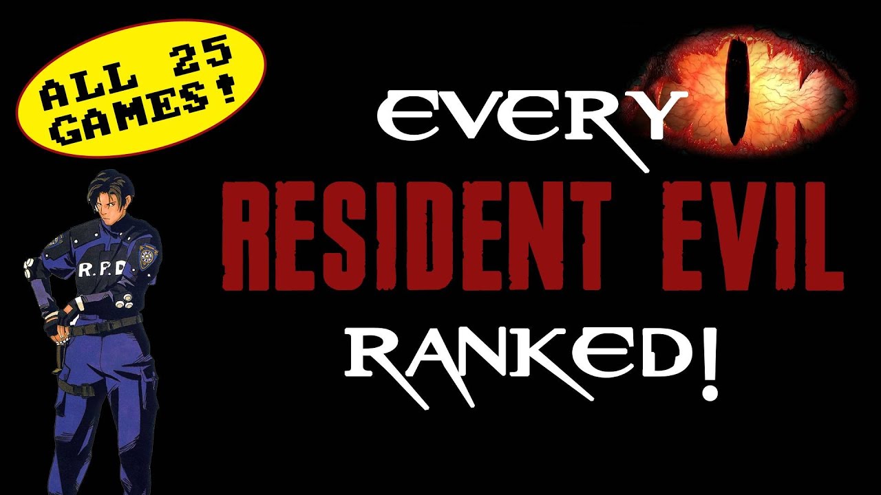 All 25 Resident Evil Games Ranked! -- #retrogaming #retrogamer #residentevil #residentevilrequiem