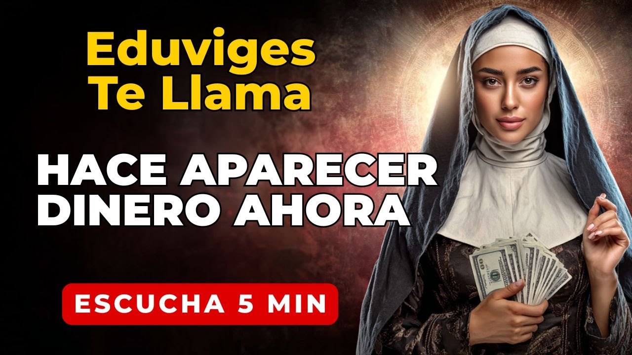 ¡INCREÍBLE! Escucha 5 Minutos — SANTA EDUVIGES HACE APARECER Dinero De La Nada HOY