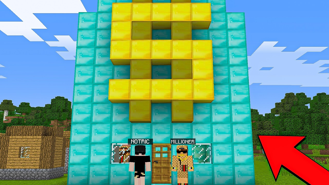 😱 MILLIONERNI BANKIGA O'G'IRLIKGA TUSHDIMMI? | UZBEKCHA MINECRAFT