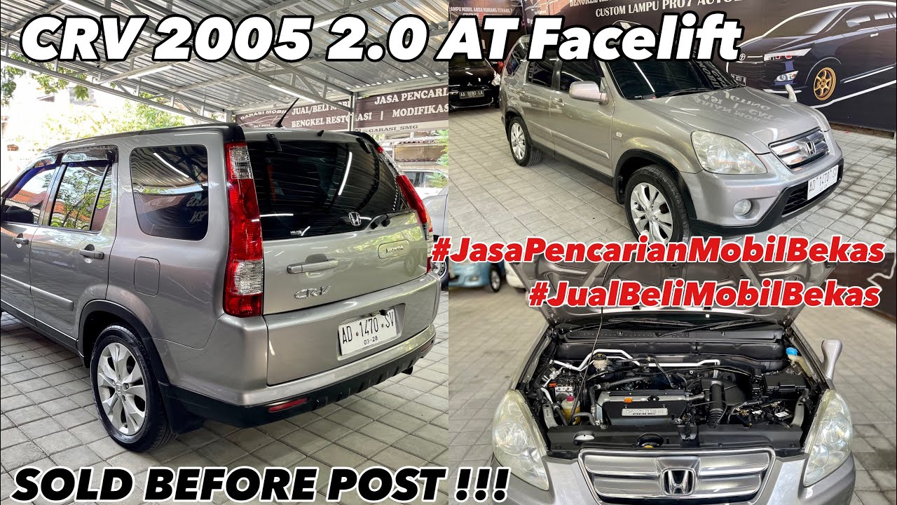 HONDA CRV 2005 2.0 AT Facelift Sold Om Wahyu Rembang #jualbelimobilbekas #jasapencarianmobilbekas