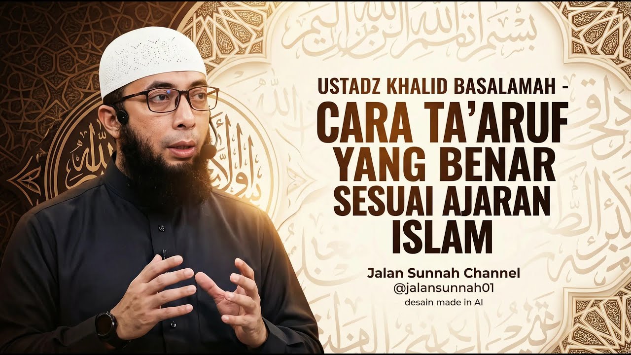Cara Ta'aruf yang Benar Sesuai Ajaran Islam - Ustadz Khalid Basalamah 