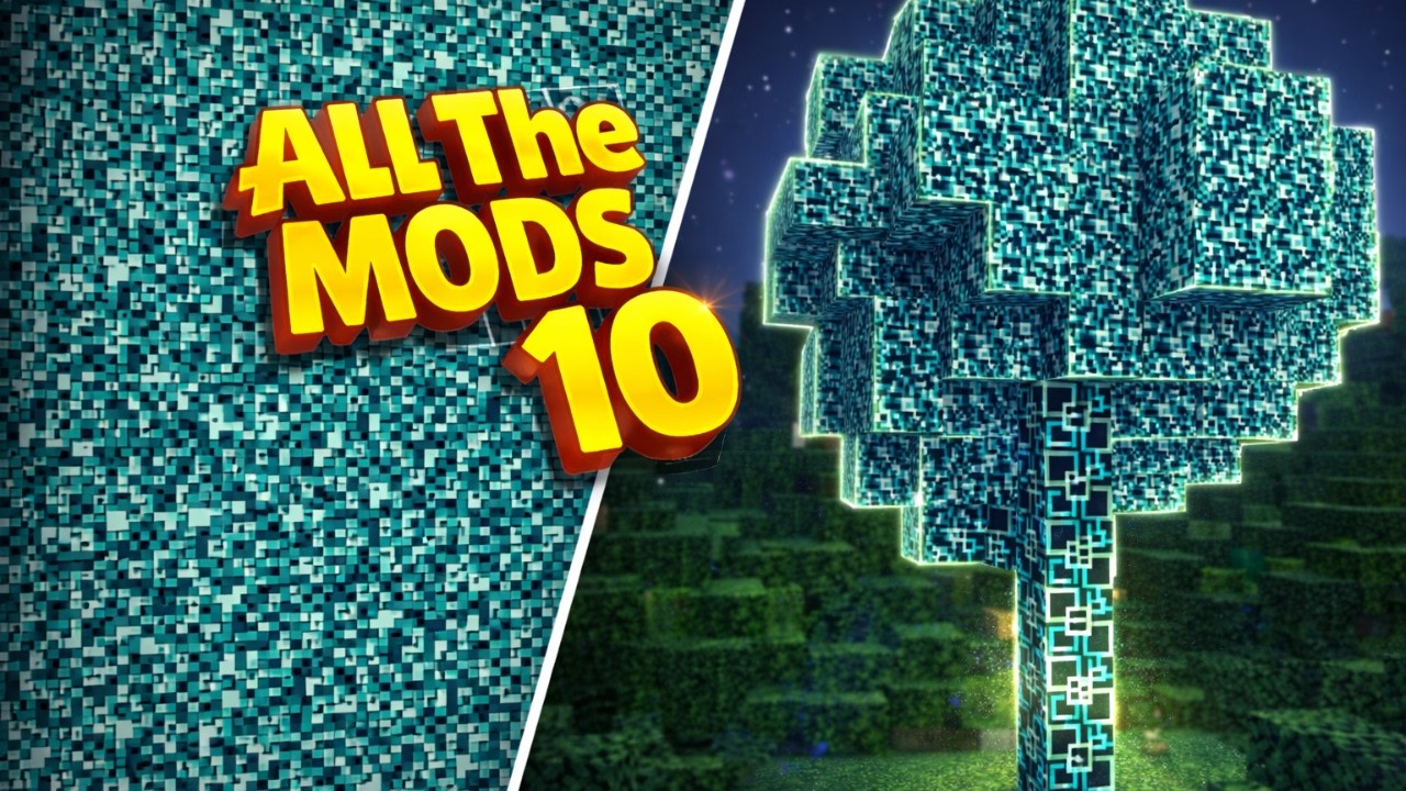 اكتشفنا أنواع غريبة في مود الشجر🔥الحلقة 35 | All The Mods 10