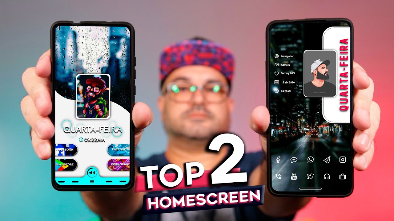 HOMESCREEN INCRÍVEL COM A NOVA LAUNCHER / Best Android setup - seu smartphone personalizado #32