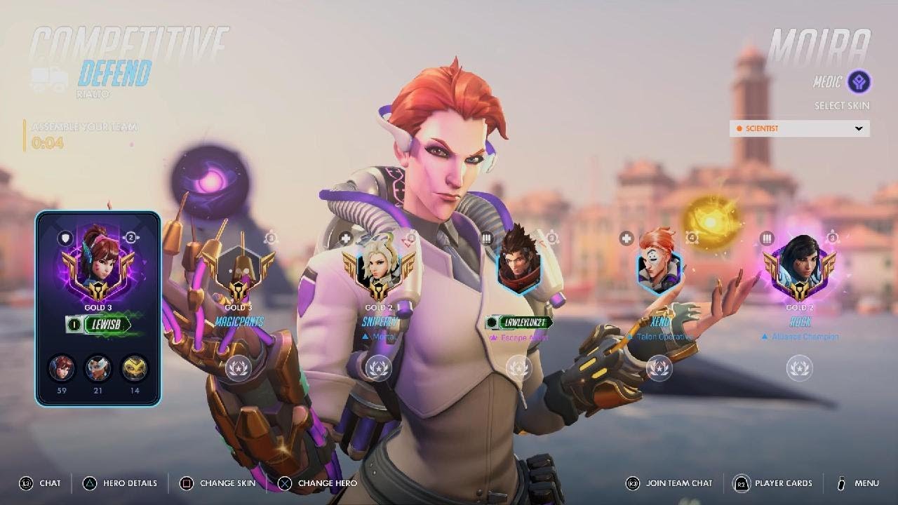 Overwatch - Competitive Moira Match - Rialto