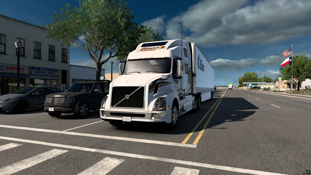 American Truck Simulator /4K Gaming/Bison heading to Laredo 