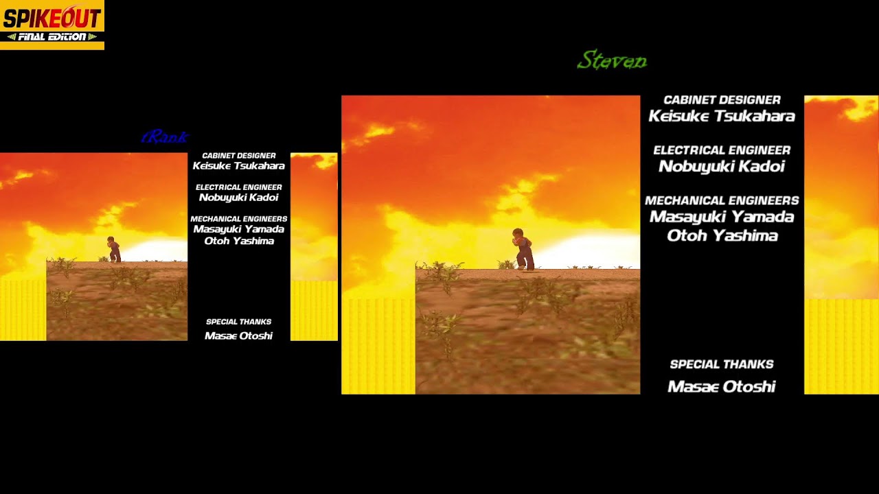 spike out 全禁mode (Cyrus, Eddie, Yin, Steven) (全員 1cc)