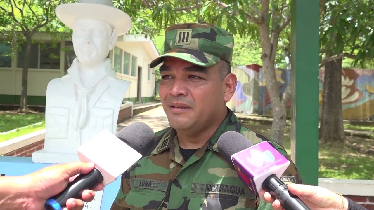 Celebran acto de ascenso en el 5 Comando Militar del Ejército de Nicaragua en Chontales