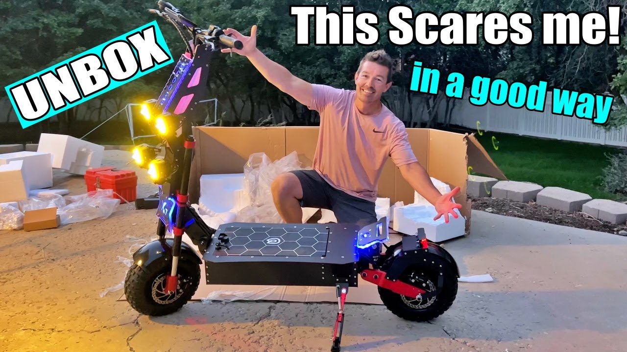 Obarter X7 Mega Scooter UNBOX